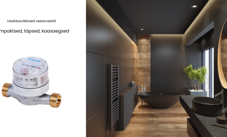 Nutikas veearvesti kaugloetavusega, kasutades LoRaWAN ja Wireless M-Bus tehnoloogiat