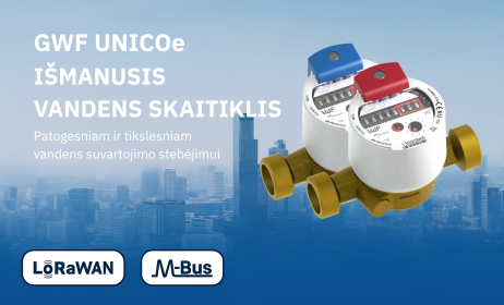 GWF UNICOcoder M‑Bus Vandens skaitiklis – Patikimas, Tikslus ir Ilgaamžiškas