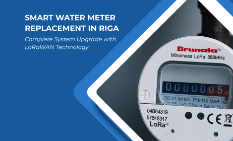 Smart Water Meter Upgrade in Riga: Full System Modernisation with Lorawan Technology