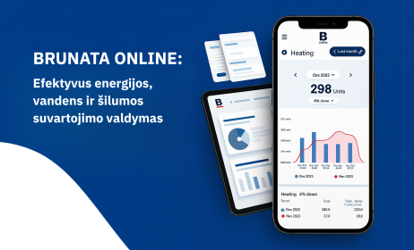 Brunata Online: Efektyvus energijos, vandens ir dujų suvartojimo valdymas pastatams